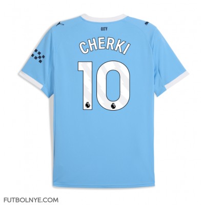 Camiseta Manchester City Rayan Cherki #10 Primera Equipación 2025-26 manga corta Camiseta Manchester City Rayan Cherki #10 Primera Equipación 2025-26 manga corta